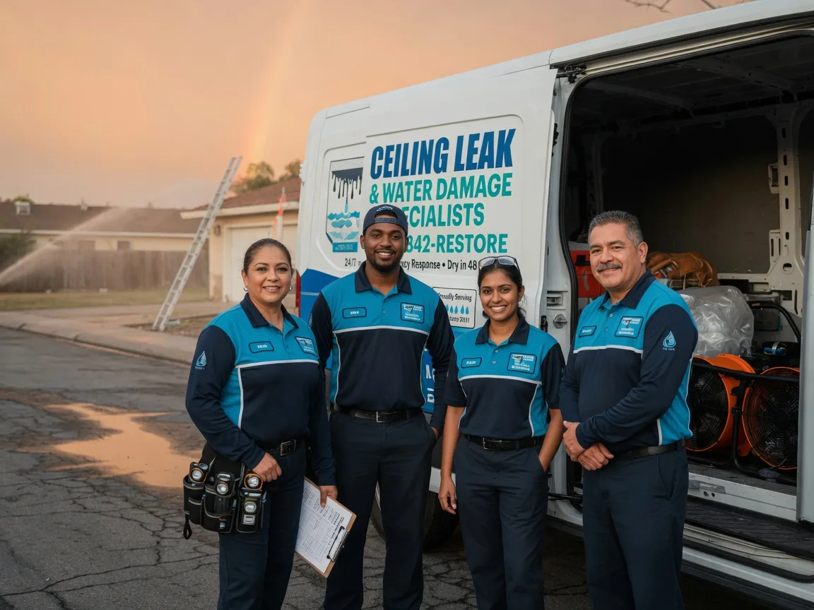 Ceiling Leak Cleanup company in Donald, OR